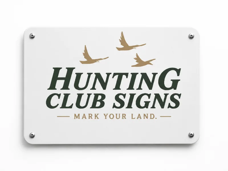 .024 Aluminum Signs